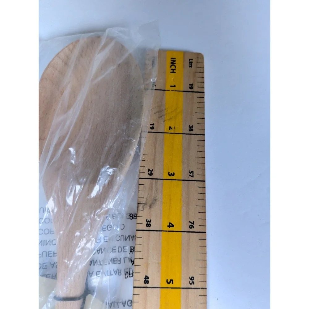 Williams Sonoma Open Kitchen Silicone Spatula & 2 Wooden Spoons - New